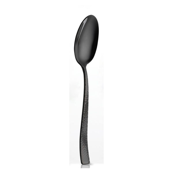 4 Table Spoons - Black Hammered MT15300