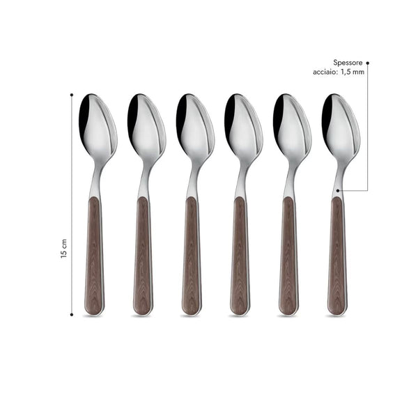 6 Coffee Spoons - Acacia BD15005