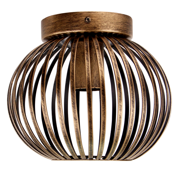 De bronzen Curvato plafondlamp heeft een industriële uitstraling. Perfect voor een stoere en sfeervolle interieurinrichting.