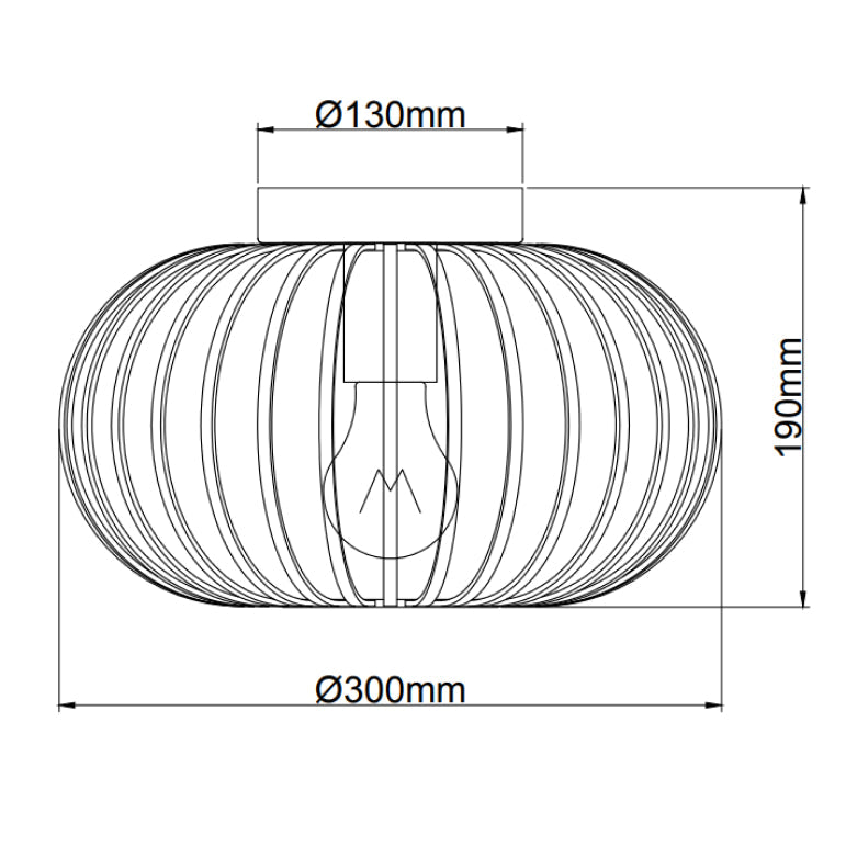 Gouden plafondlamp Curvato met een modern design. Dit strakke model voegt luxe en stijl toe aan je interieur.