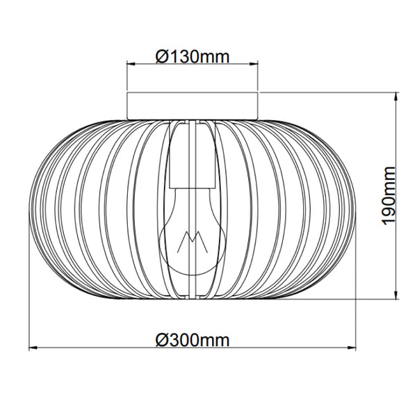 Gouden plafondlamp Curvato met een modern design. Dit strakke model voegt luxe en stijl toe aan je interieur.