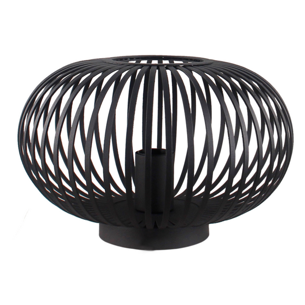 Deze zwarte Curvato tafellamp heeft een modern design en straalt elegantie uit. Perfect voor sfeervolle verlichting op tafel.
