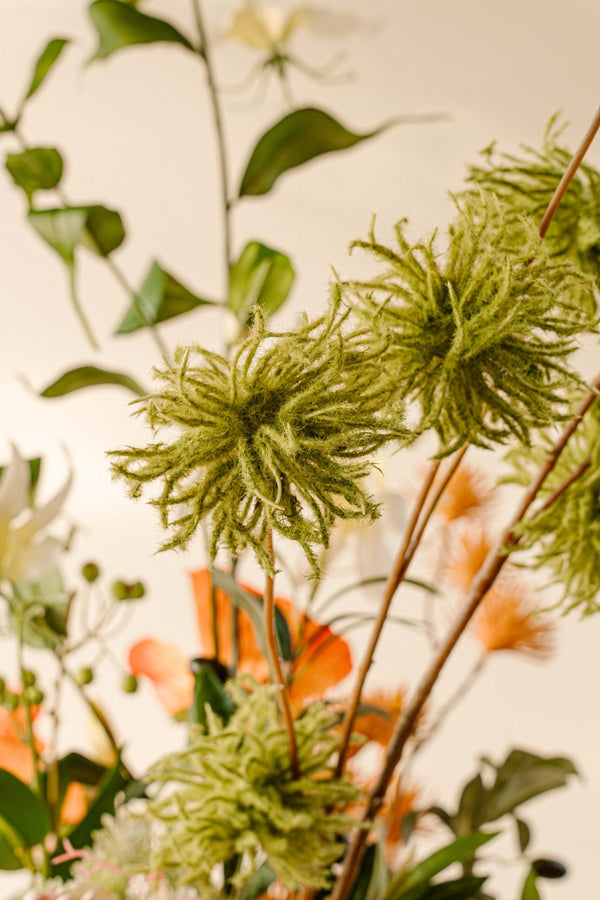 Indore Silva - Allium Bollen - Groen - Kunsttak - Zijde