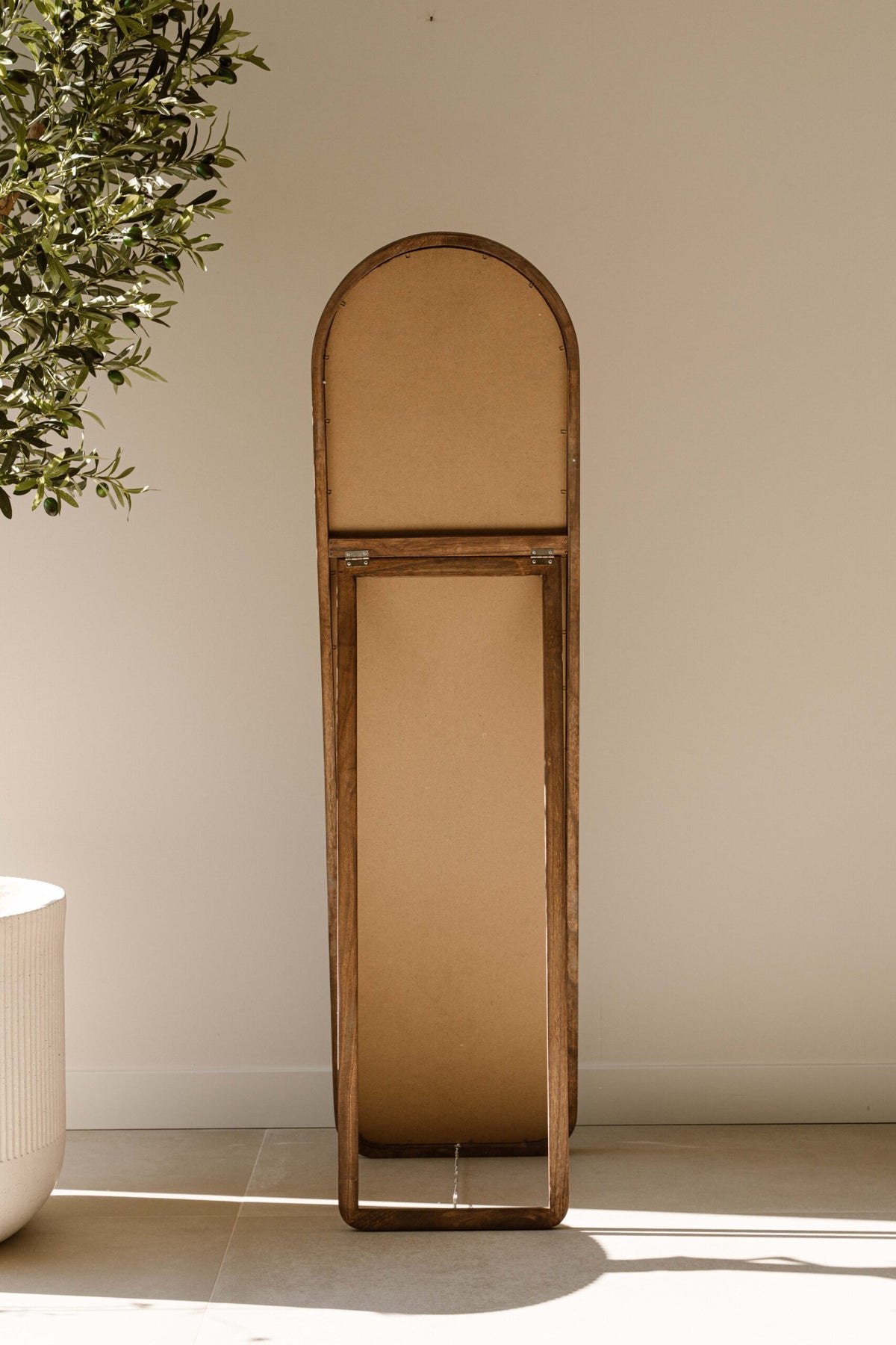 Indore Home Arch Mirror Leah - 150 x 40 cm - Wood