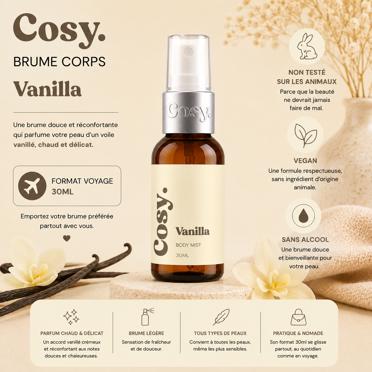 Travel Mist - Vanilla