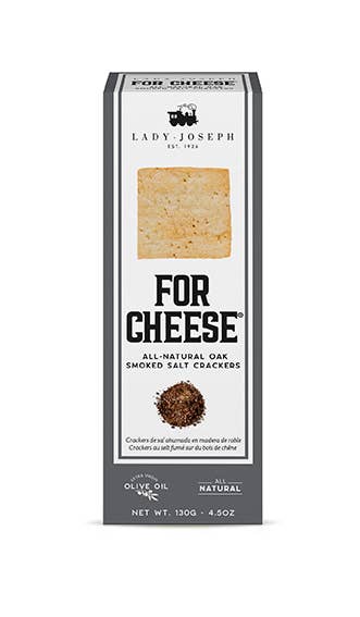 Cracker con sale affumicato su legno di quercia 130g 4.5oz - Caseificio Lavialattea