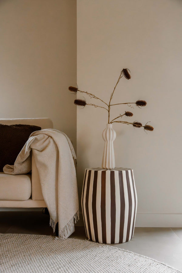 Indore Home - Side Table - Stripe - MgO