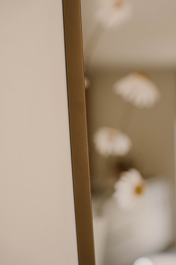 Spiegel Ollie | Bronzen organische spiegel | 120 x 50 cm | Indore Home