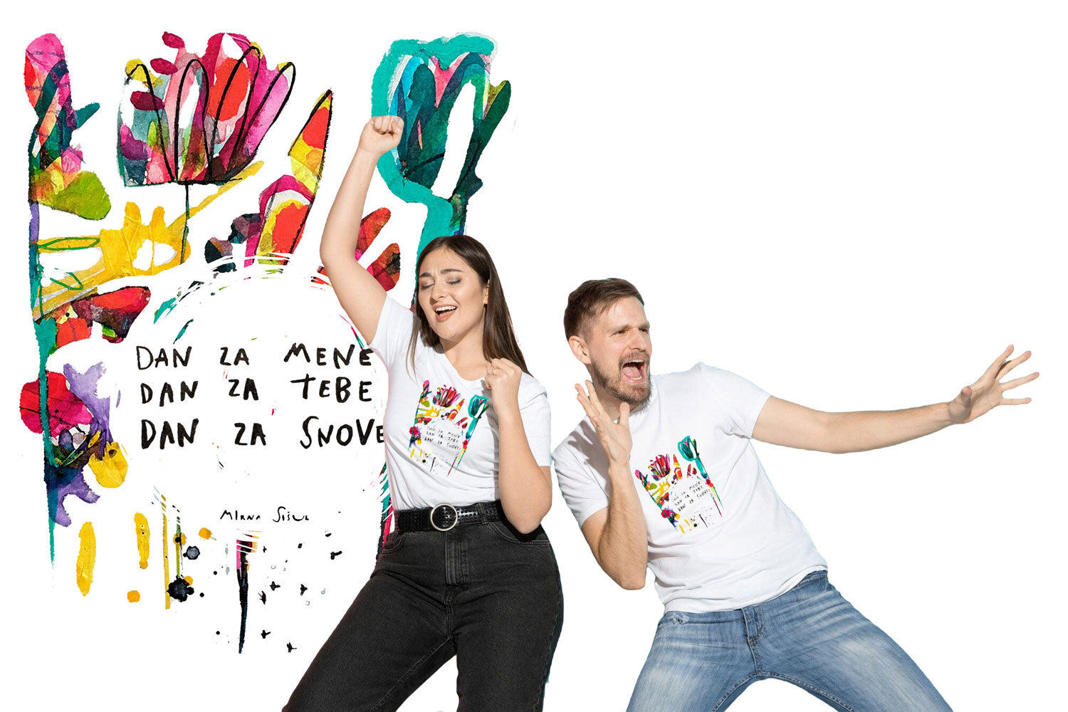 T-SHIRT short sleeve shirt - men's/women's Day for me, day for you...