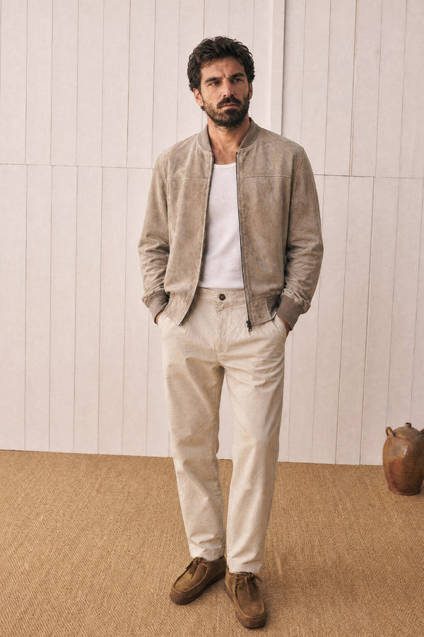 David Camoscio giacca uomo 100% vera pelle Made in Italy - Barone Firenze