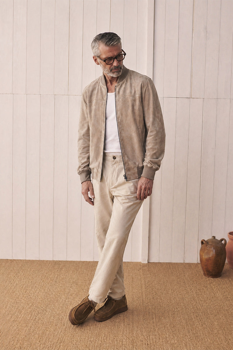 David Taupe Suede