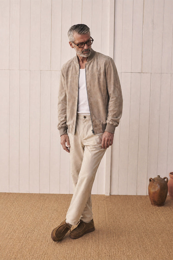 David Taupe Suede