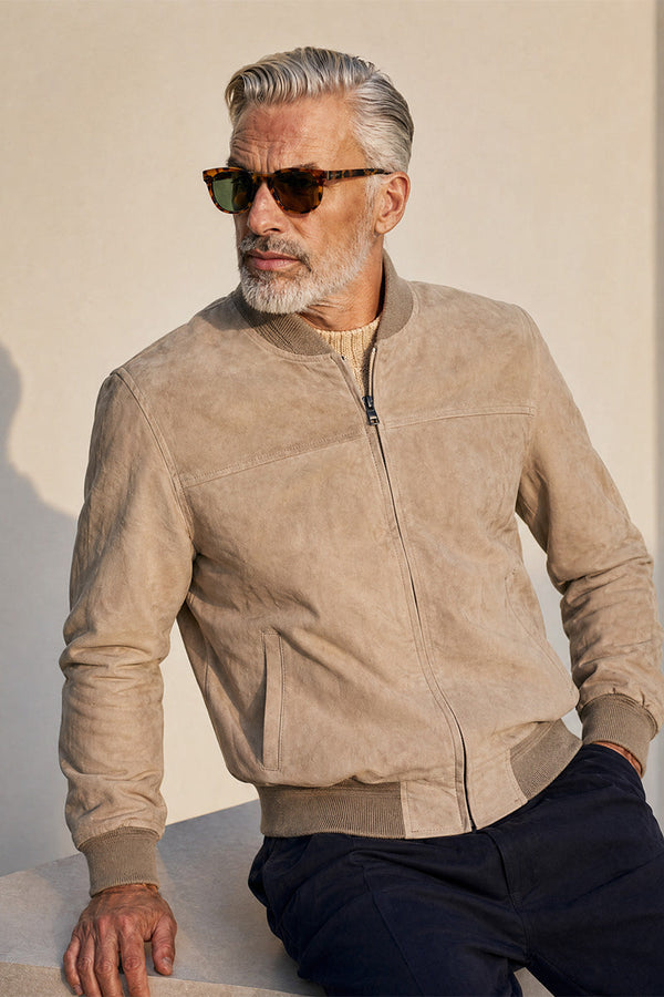 David Taupe Suede