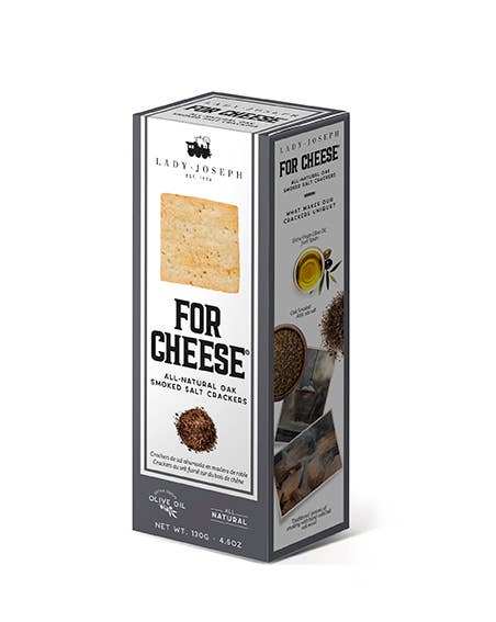 Cracker con sale affumicato su legno di quercia 130g 4.5oz - Caseificio Lavialattea