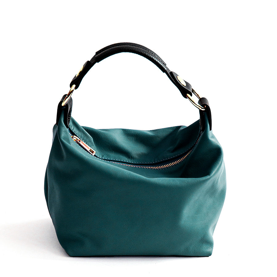 DEMY SMALL - Soft Nappa Leather Bag in Teal