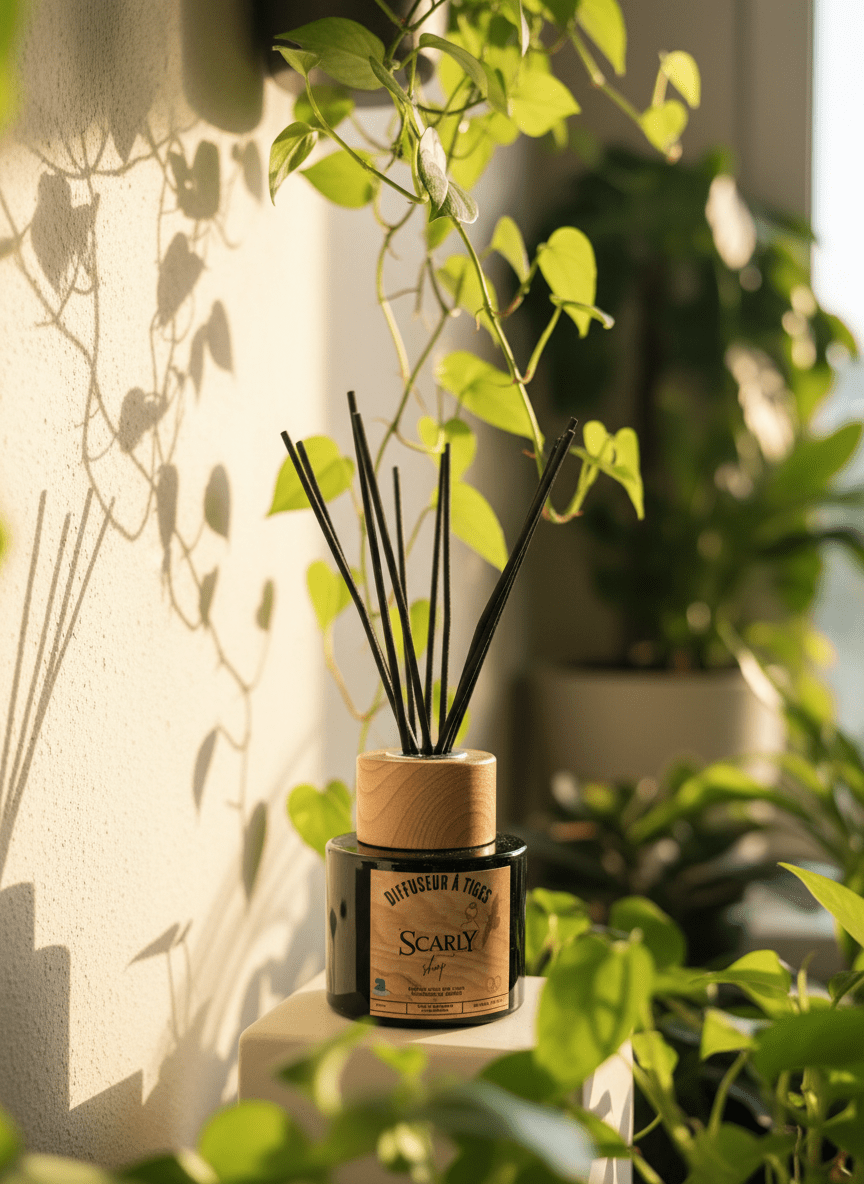Diffuseur à Tiges 100ml base de Coco - Parfum de Grasse Scarly Shop - Scarly Shop