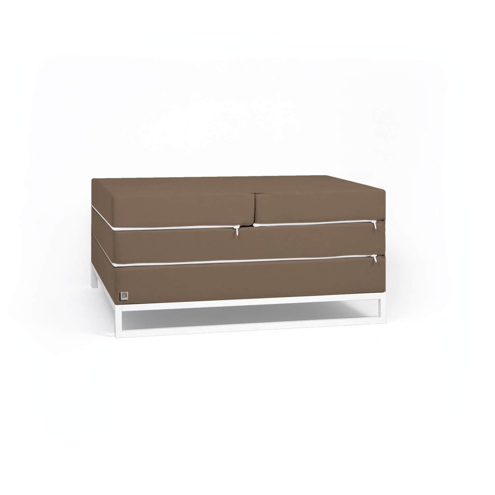 DIVERSO OUTDOOR | Divano Letto, Pouf per Esterni 90x90x56 (4396686803002)