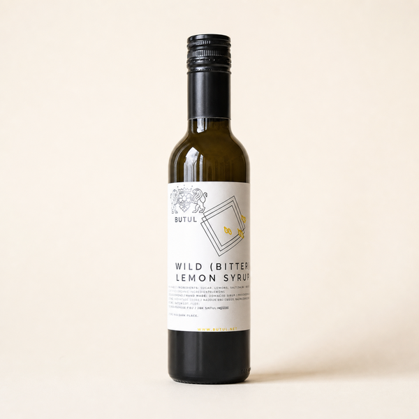 Sirup iz grenke divje limone Butul 250 ml – studijska fotografija