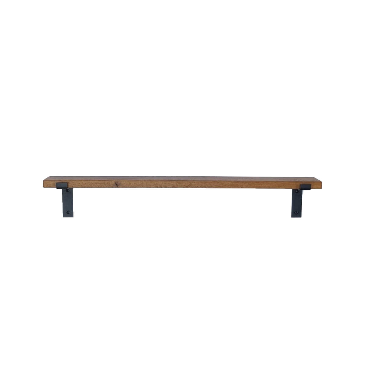De Industriële Plankdragers L-vorm met eiken plank – 10 cm