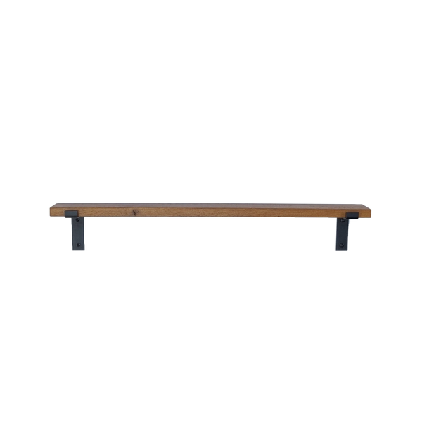 De Industriële Plankdragers L-vorm met eiken plank – 10 cm