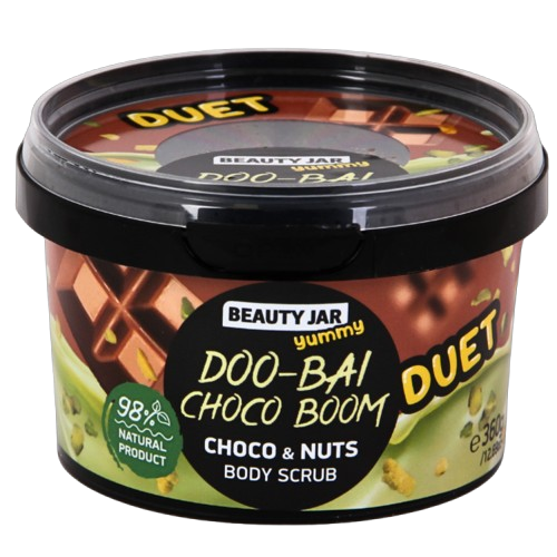 BEAUTY JAR BODY SCRUB DOO-BAI CHOCO BOOM
