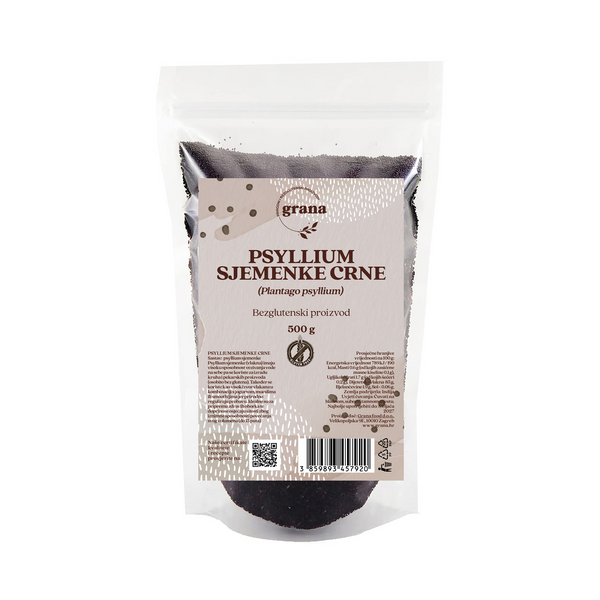 Crna psyllium sjemena bez glutena 250 g