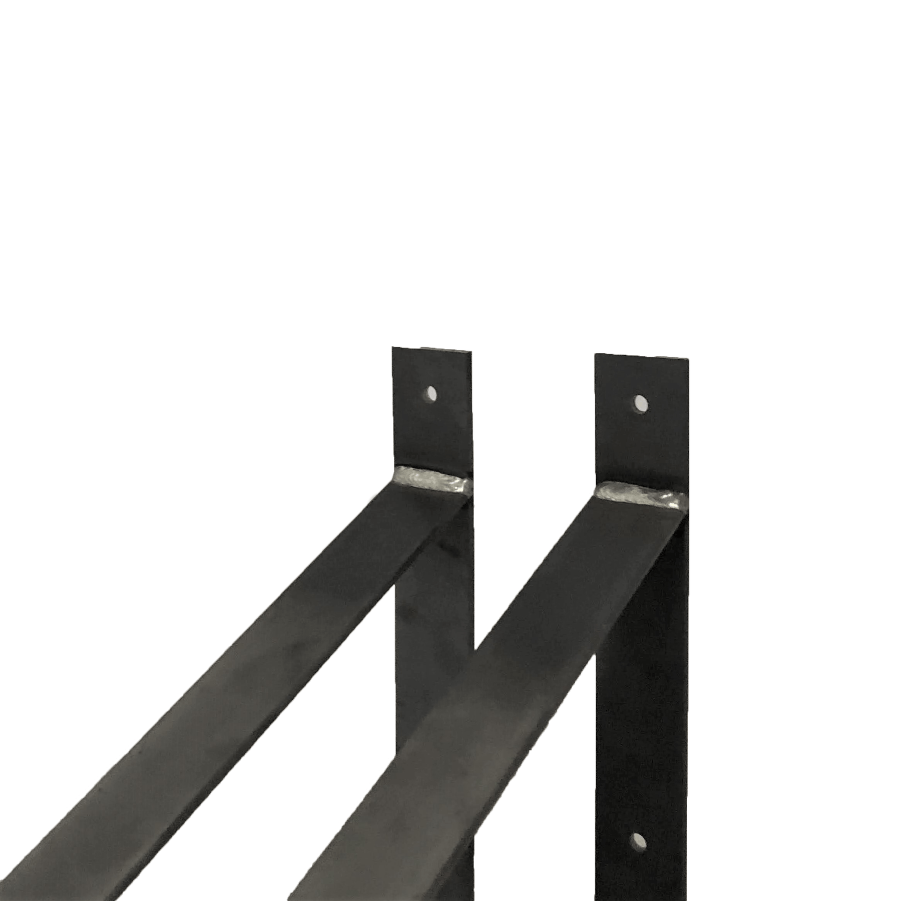 The Industrial Shelf Brackets XL Without Coating - 35 cm