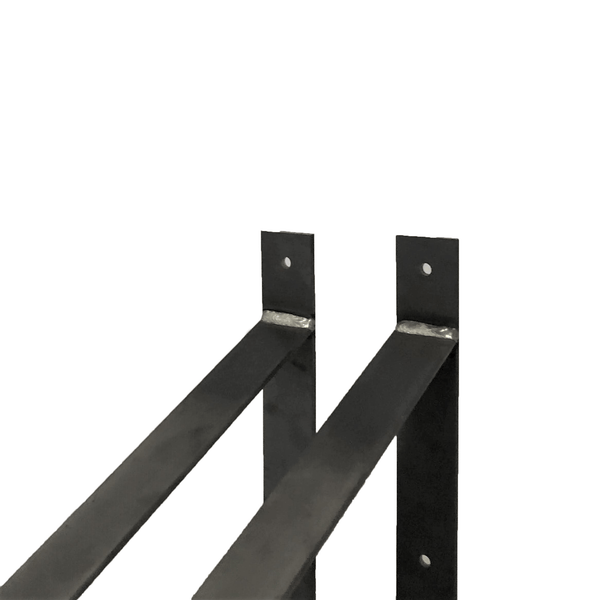 The Industrial Shelf Brackets XL Without Coating - 35 cm