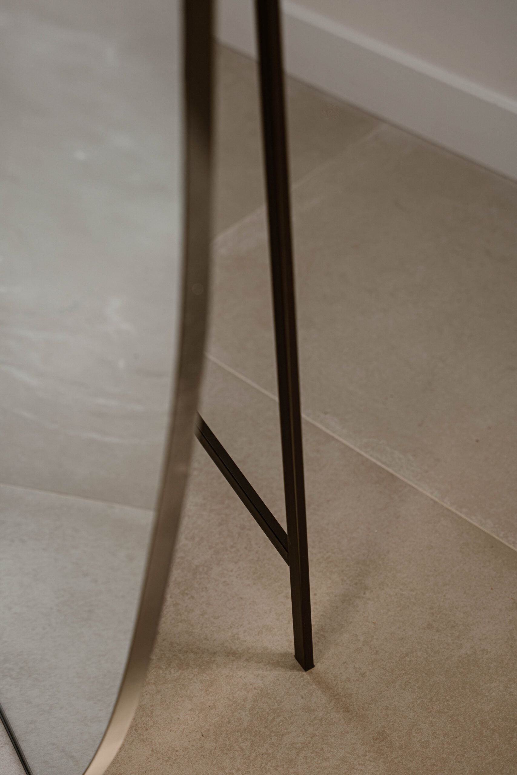 Indore Home - Large Mirror Wave - Organic Shape - Bronze - 180cm x 80cm