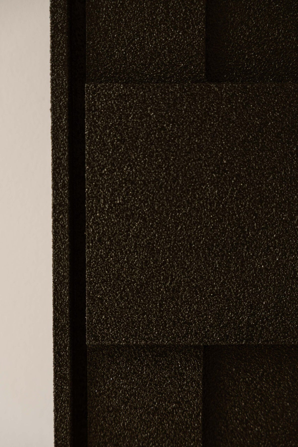 Indore Home – 3D Painting – Design A – Abstract Shapes – 3D Wall Panel – Black - Set