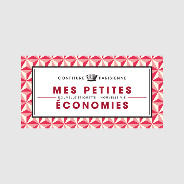 Confiture Parisienne - Etiquette Mes Petites Economies