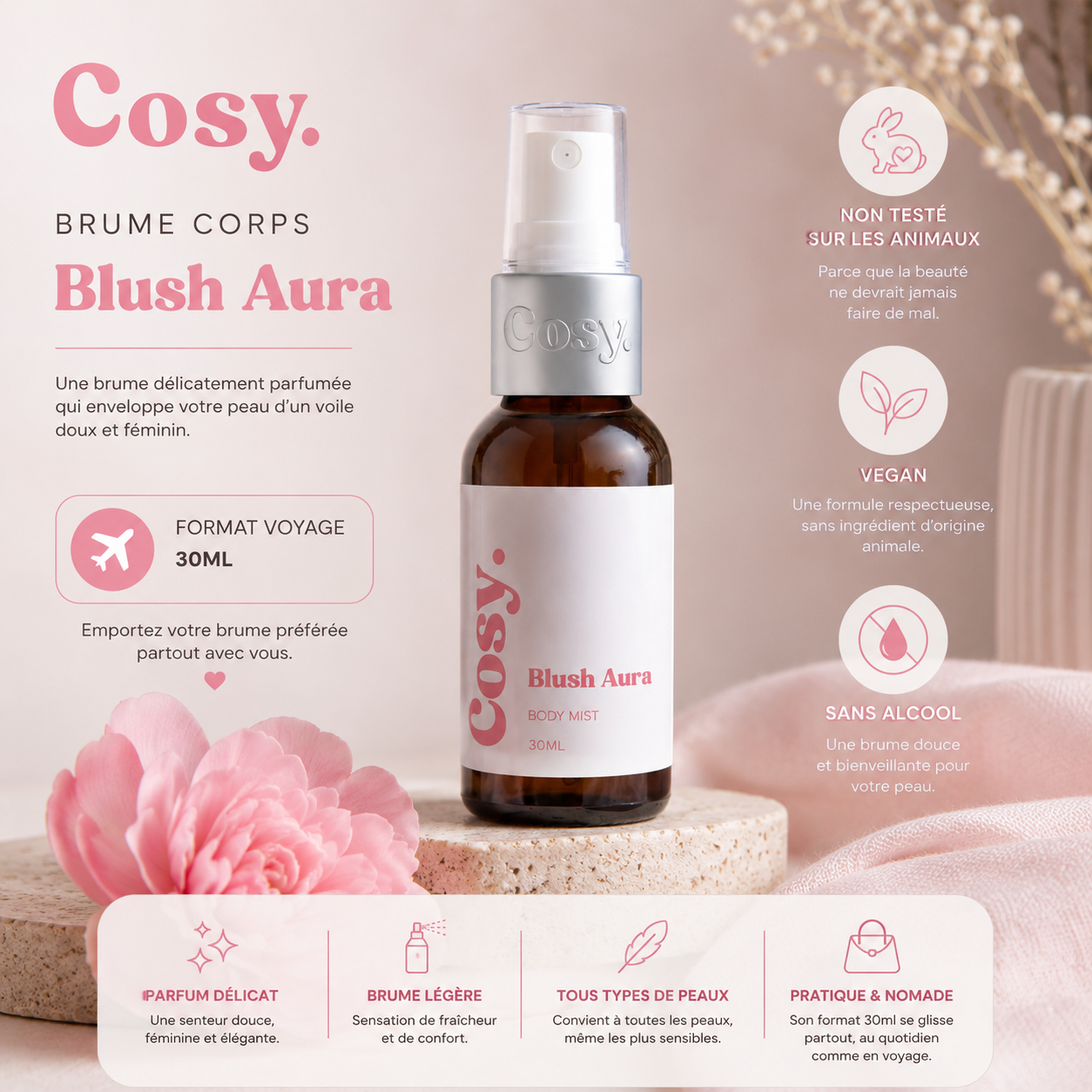 Travel Mist - Blush Aura