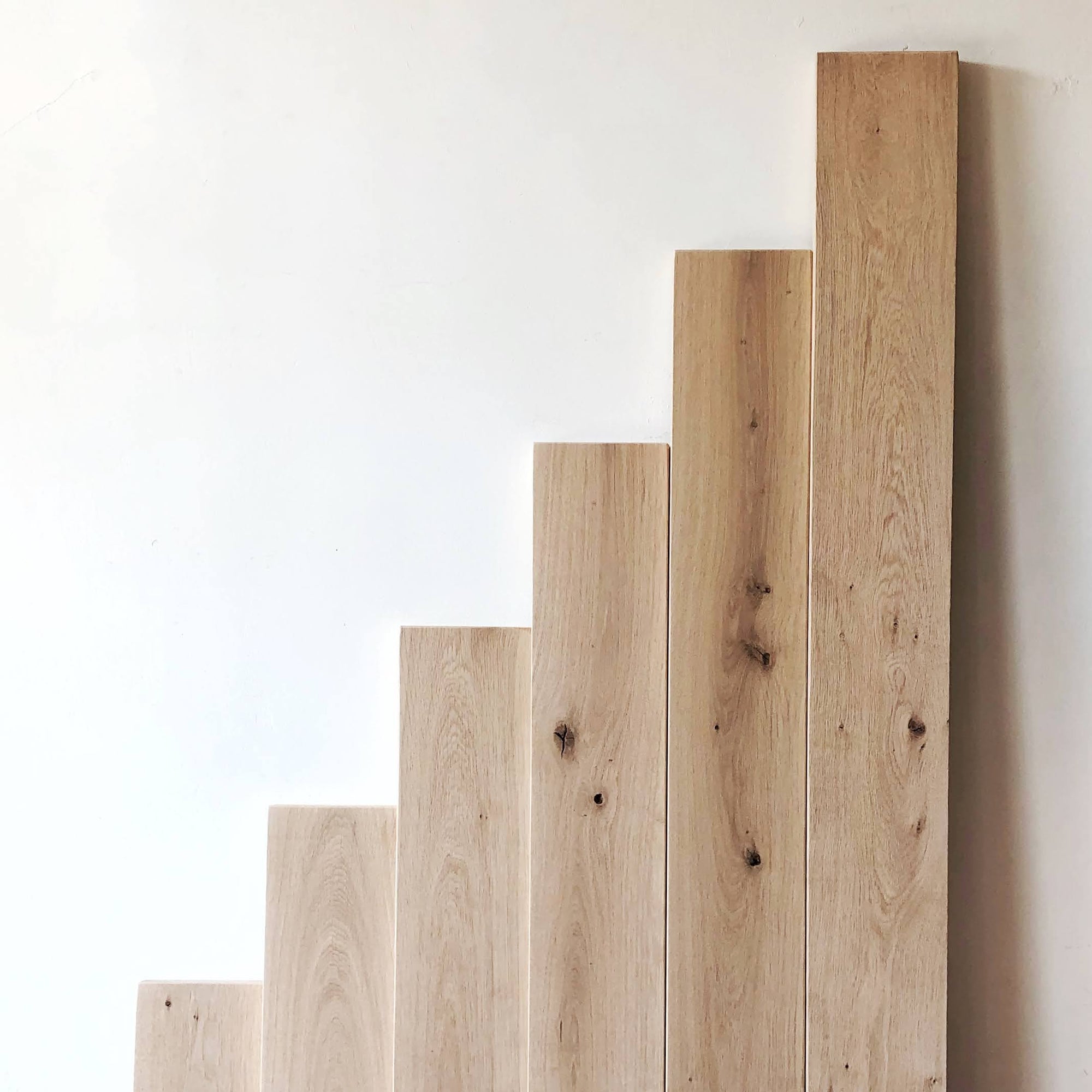 Planches de chêne sur mesure - 2 cm