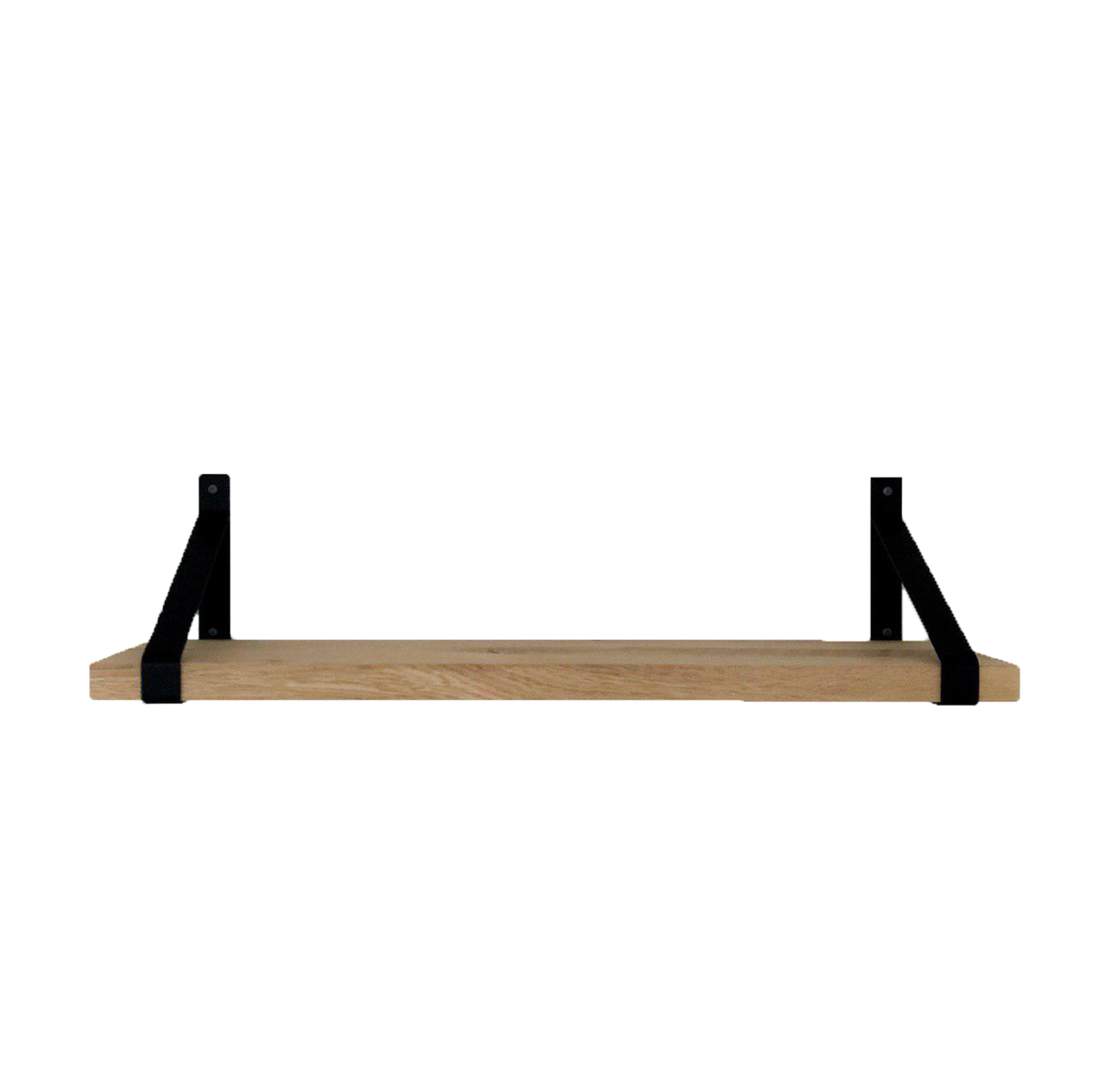 De Industriële Plankdragers met eiken plank - 25 cm