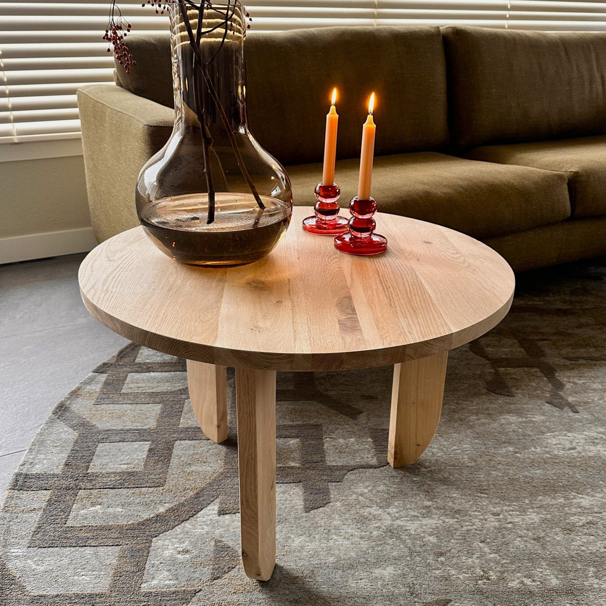 Oak Coffee Table Hetty - 70 cm
