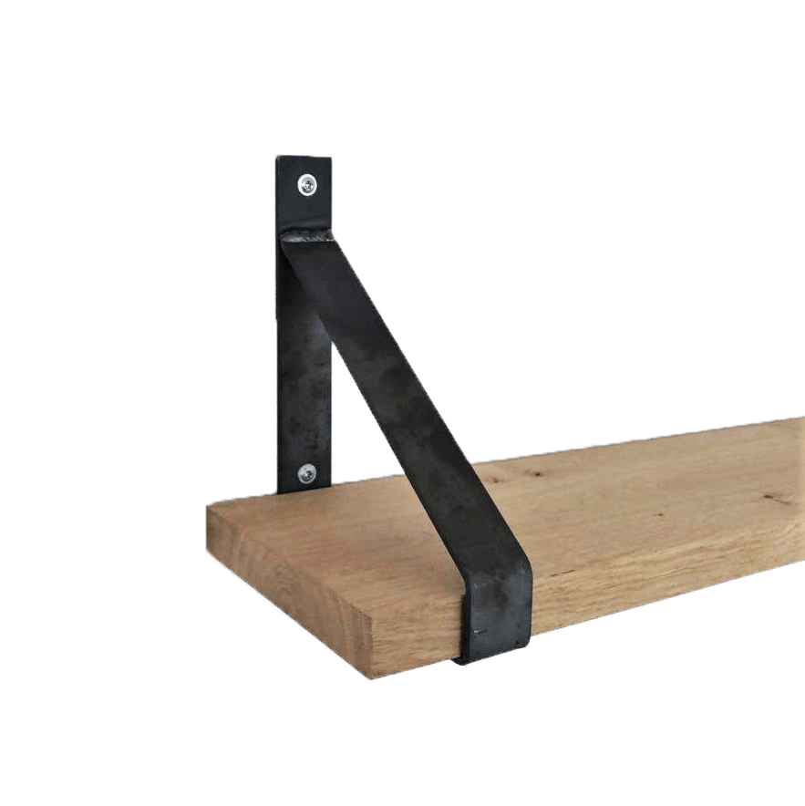 The Industrial Shelf Brackets Without Coating - 20 cm