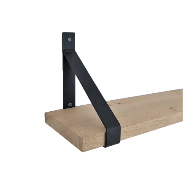 De Industriële Plankdragers Mat Zwart - 20 cm