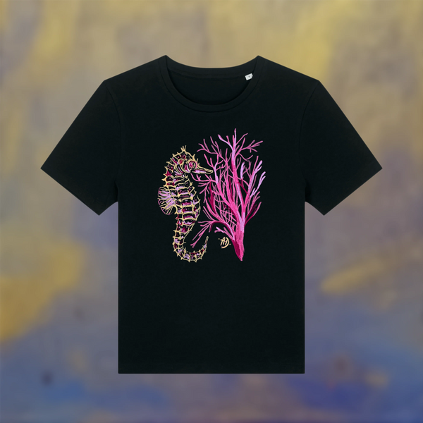 T-shirt - Hippocampe rose