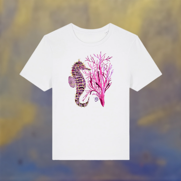 T-shirt - Hippocampe rose