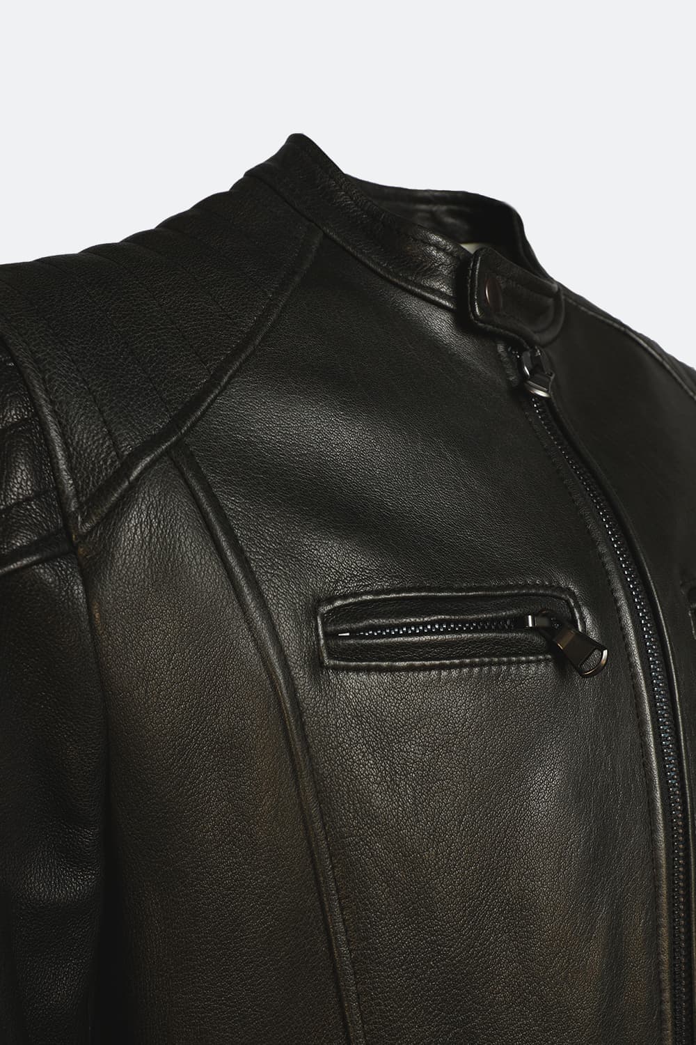 Elton Gold Bike giacca uomo 100% vera pelle Made in Italy - Barone Firenze