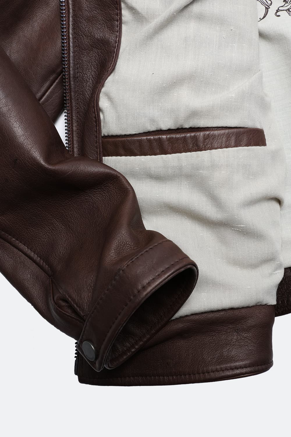 Elton Gold Bike giacca uomo 100% vera pelle Made in Italy - Barone Firenze