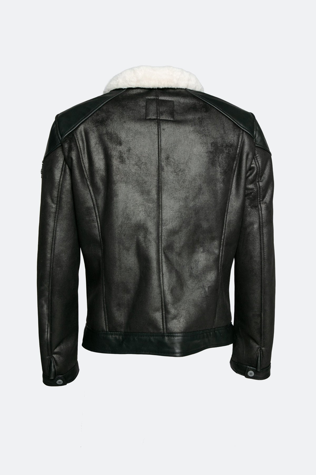 Style de shearling Elton Gold Noir Crème