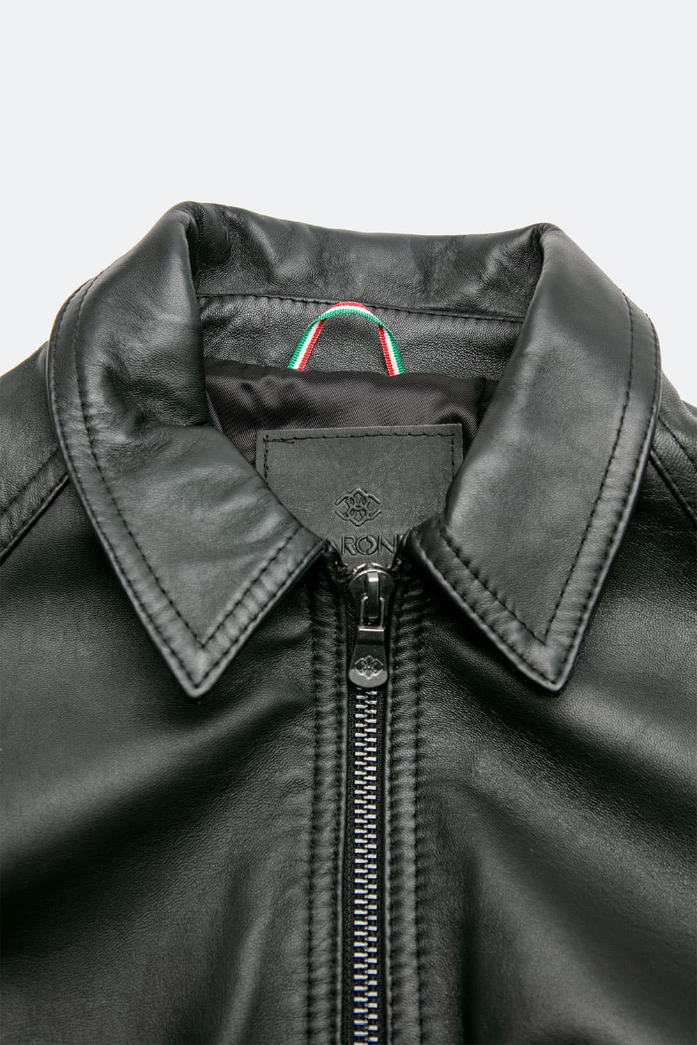 Elton Gold Colletto giacca uomo 100% vera pelle Made in Italy - Barone Firenze