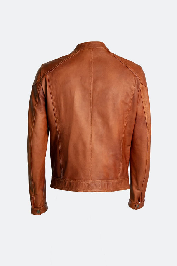 Elton Gold Vintage giacca uomo 100% vera pelle Made in Italy- Barone Firenze