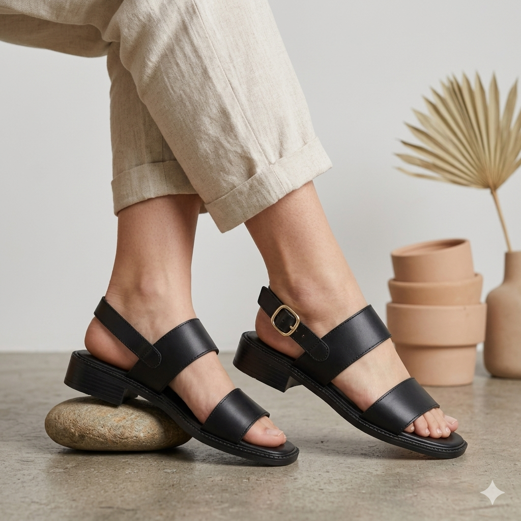 Sandalia Negra Emilia