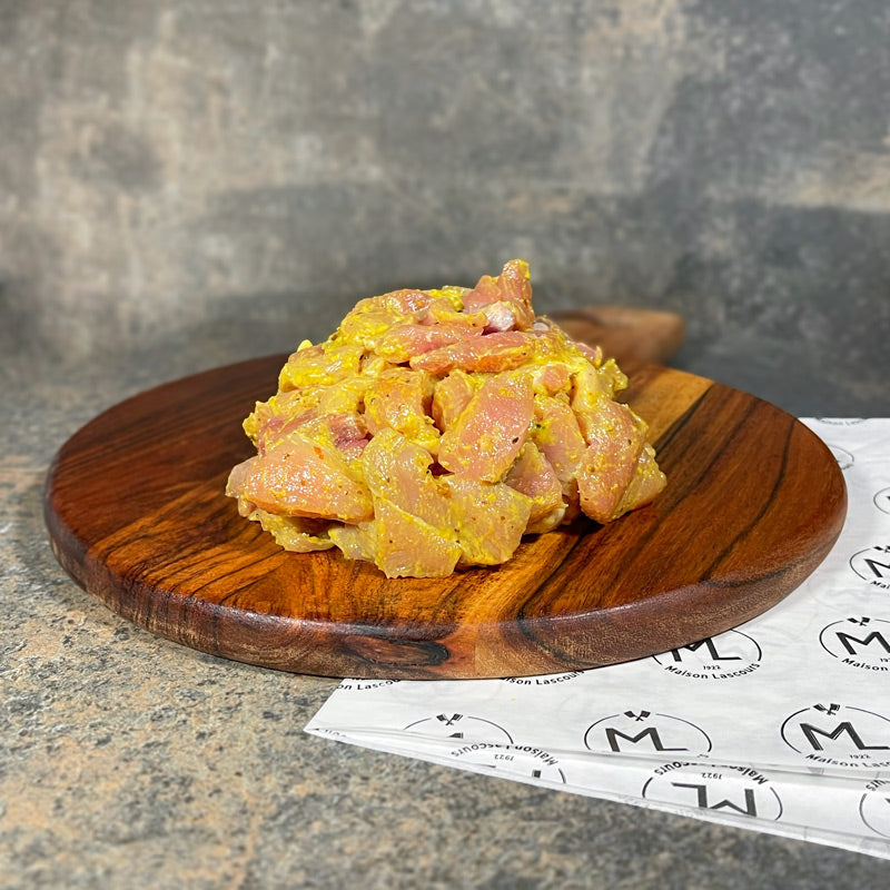 Lanières de porc à la moutarde