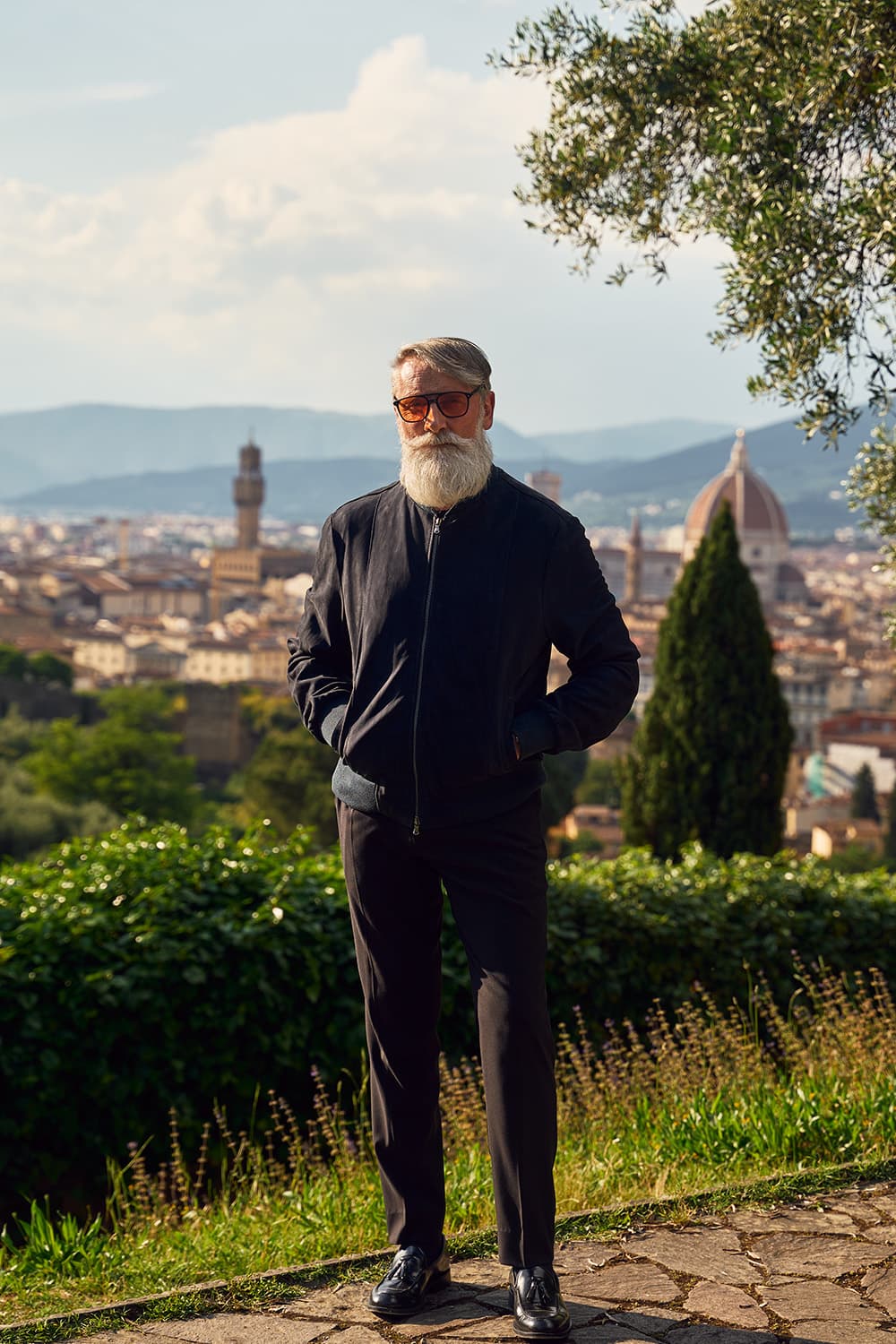 Enrico Camoscio giacca uomo 100% vera pelle Made in Italy - Barone Firenze