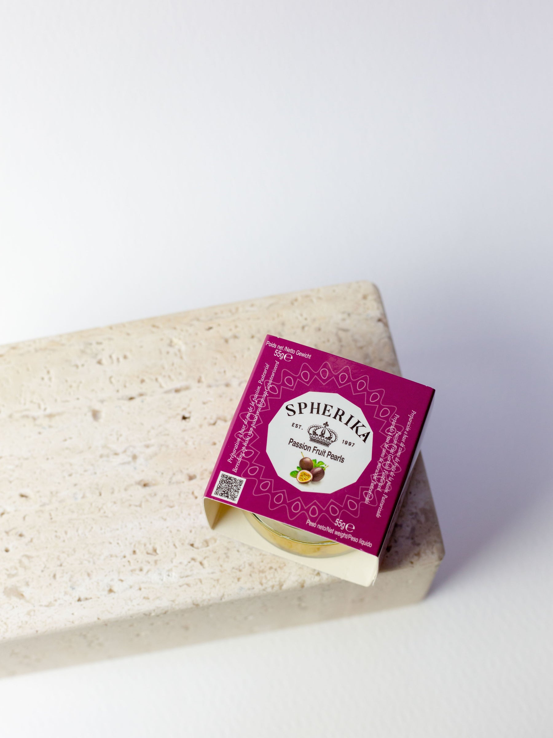 esferas de fruta de la pasión