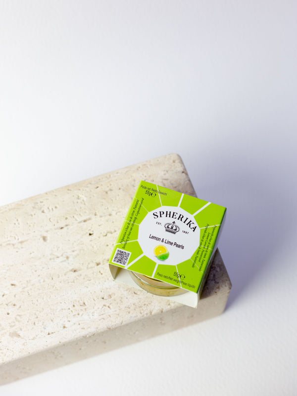 esferas de lima y limón 