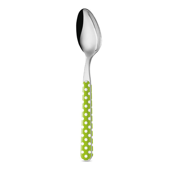 Cucchiaio Caffè - Pois Verde BD14053G